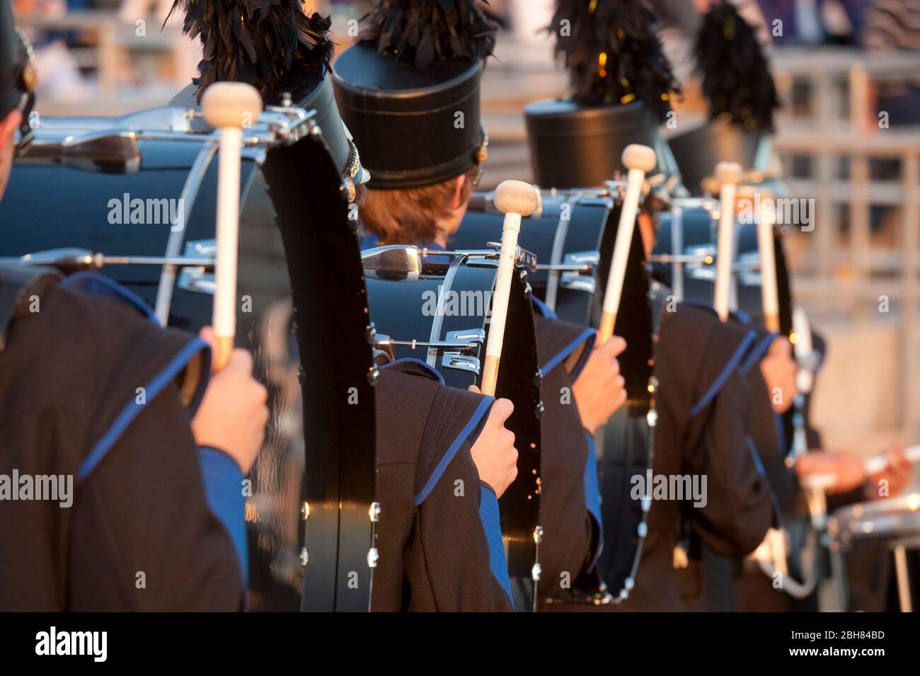Austin, Texas USA, September 29, 2009: Students performing in annual marching band festival for high schools in the Austin area.  ©Bob Daemmrich Stock Photo