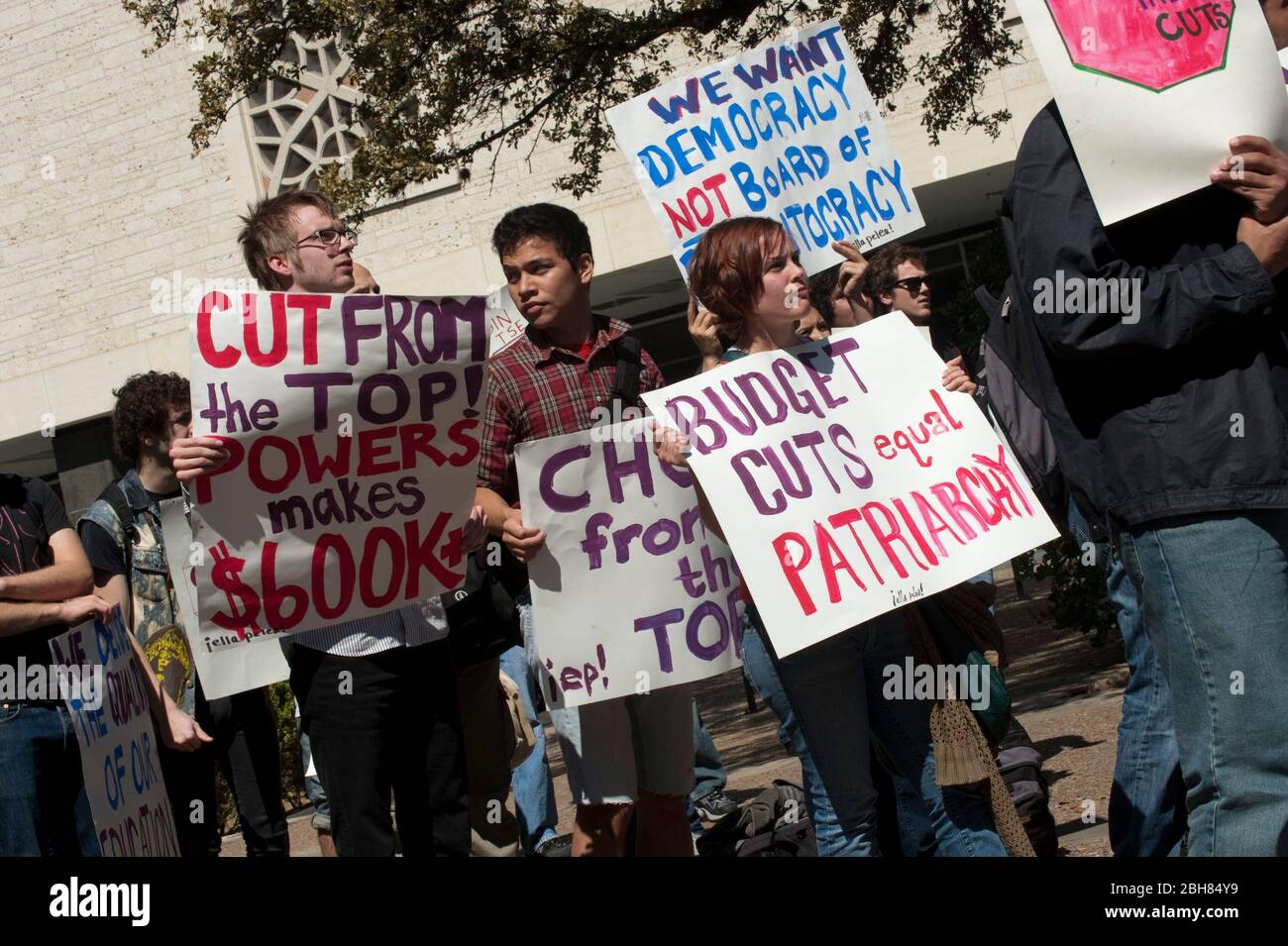 Austin, Texas USA, March 4th, 2010: Students and faculty at the