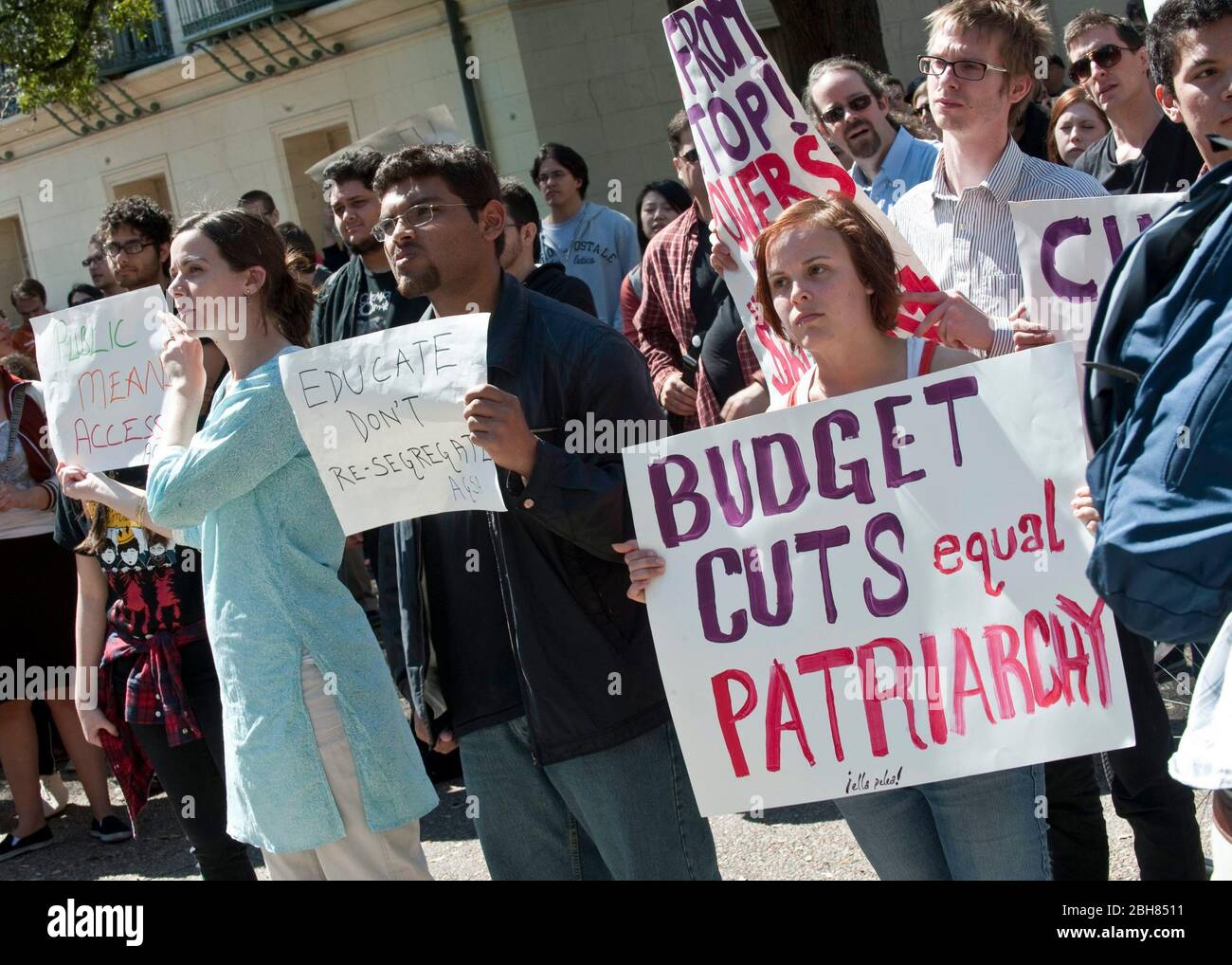 Austin, Texas USA, March 4th, 2010 Students and faculty at the