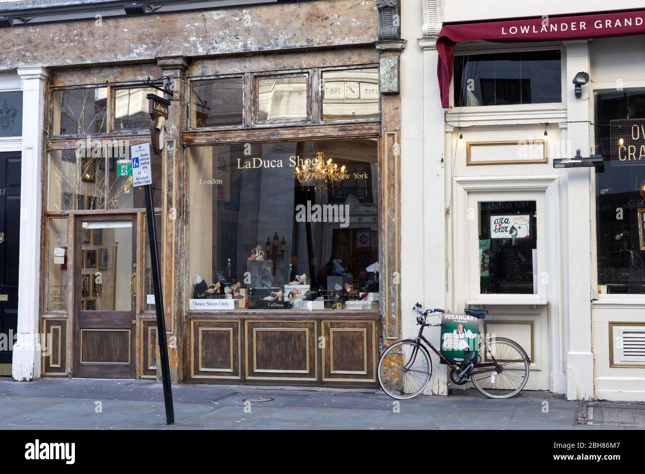 lowlander grand and LaDuca shoes shop, London Stock Photo