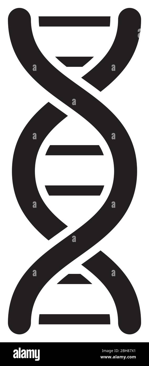 dna molecule silhouette style icon Stock Vector Image & Art - Alamy