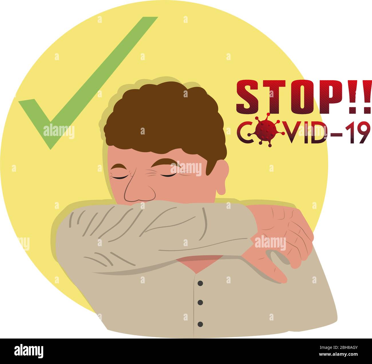 Coronavirus stop and prevention poster Stock Vector Image & Art - Alamy