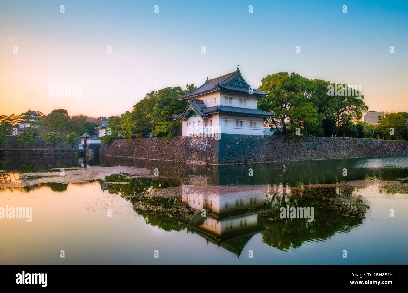 Japan, Tokyo City,Imperial Palace Stock Photo