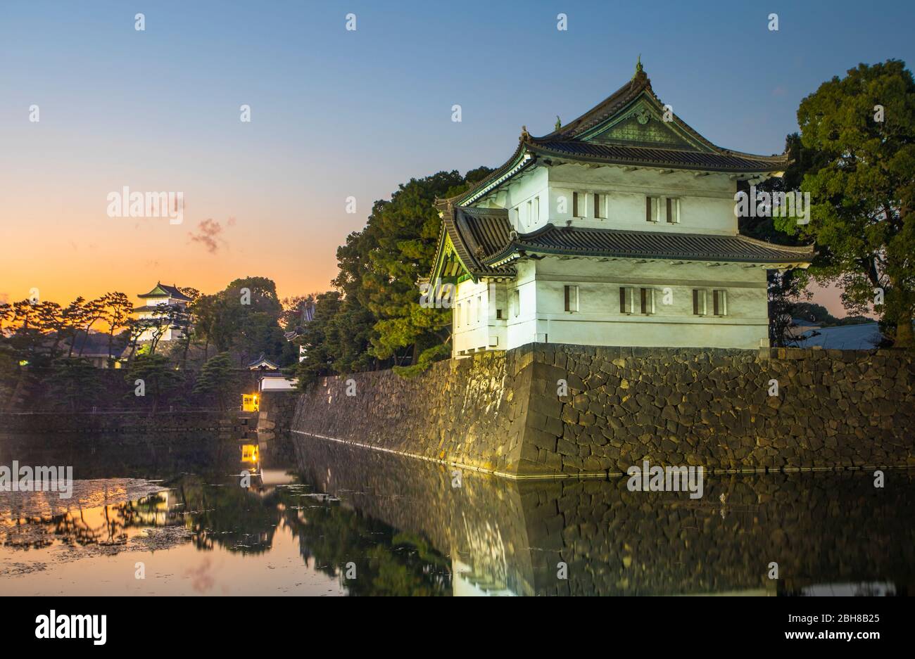 Japan, Tokyo City, The Imperial Palace Stock Photo