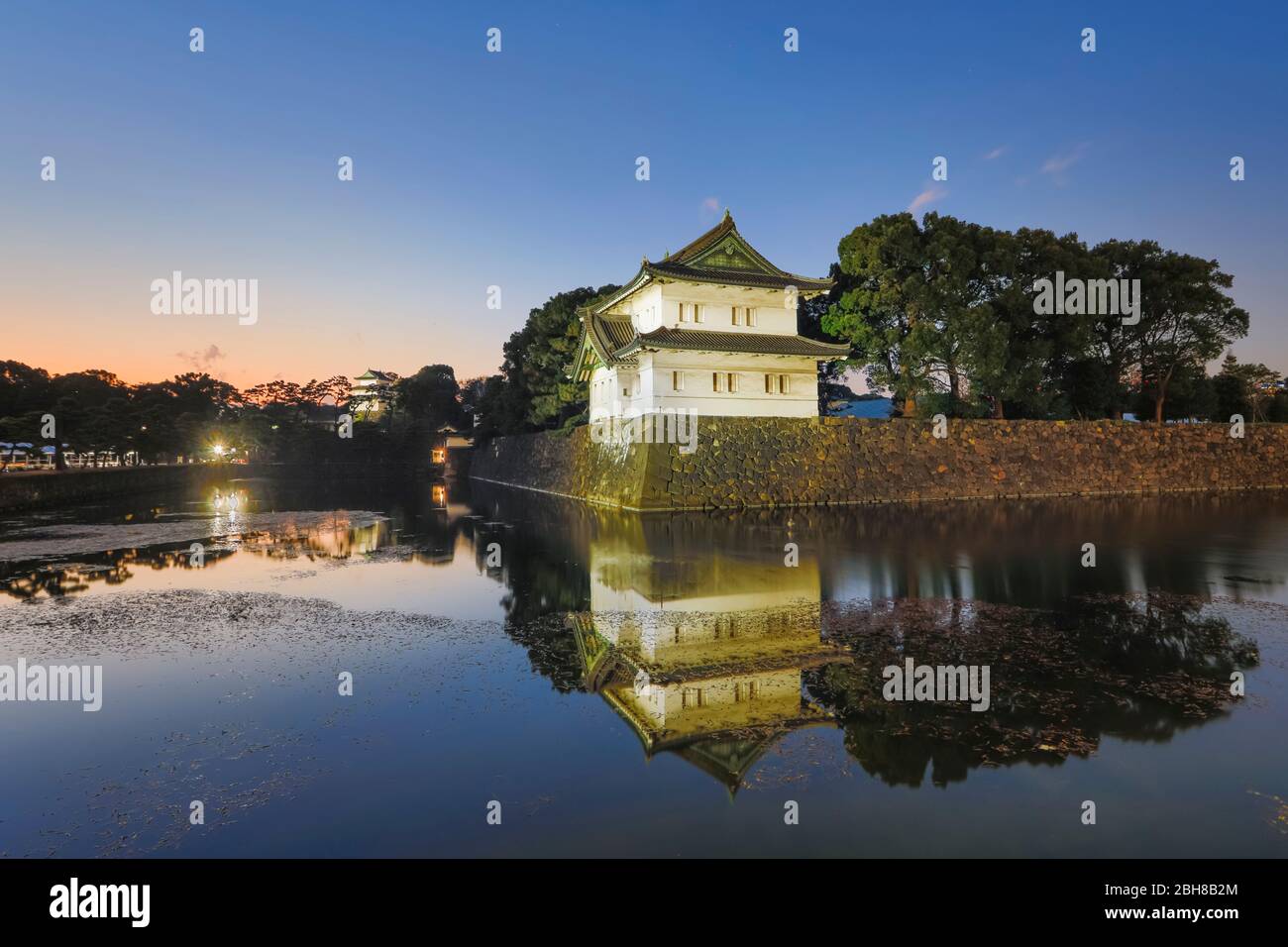 Japan, Tokyo City, The Imperial Palace Stock Photo