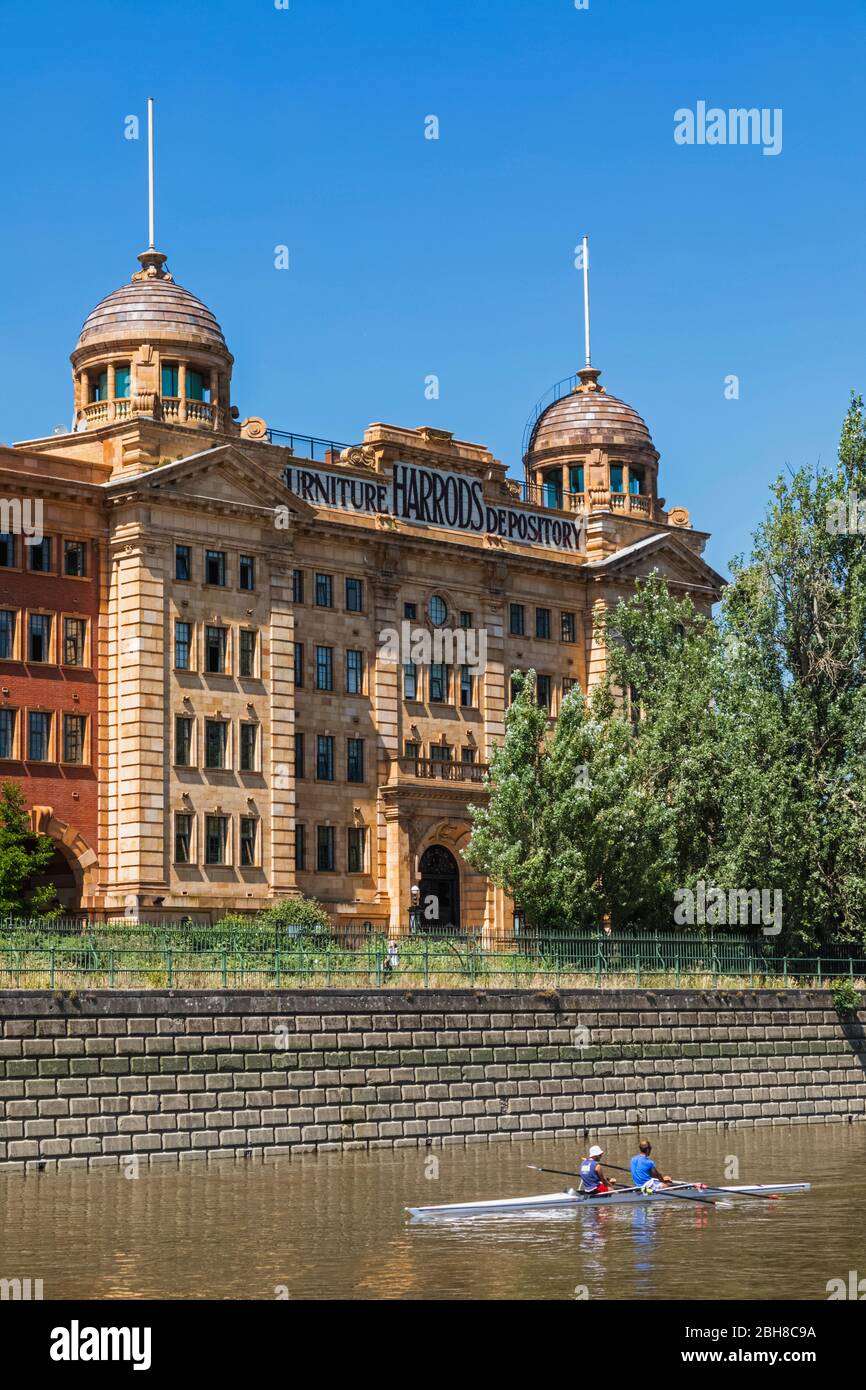 England, London, Barnes, Harrods Furniture Depository Building Stock Photo