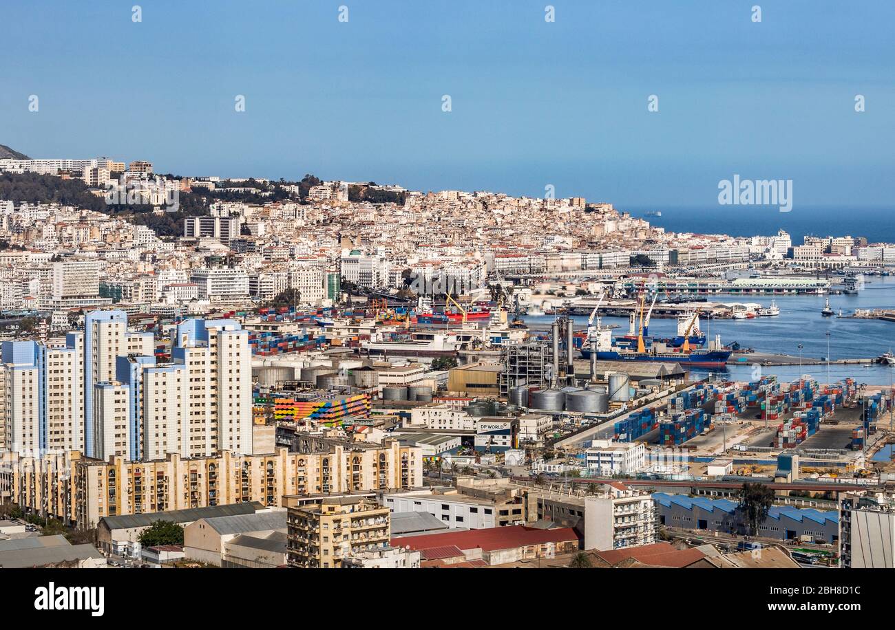 Argelia, Argel City, Panorama Stock Photo