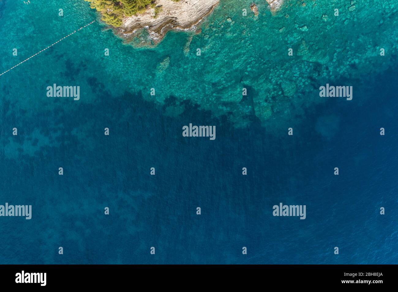 Aerial view sea surface school hi-res stock photography and images - Alamy