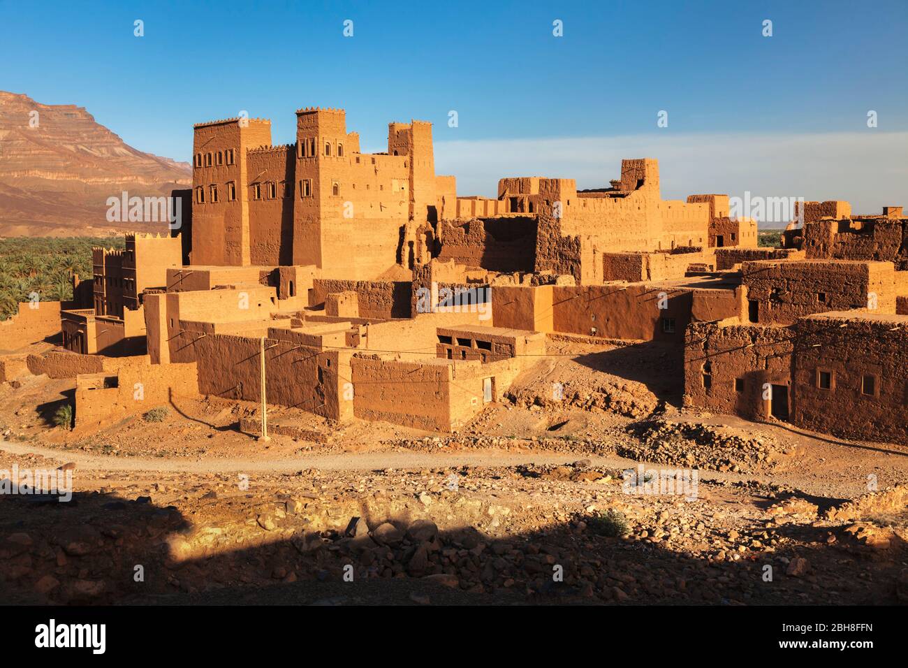 Kasbah Othmane, Oulad Othmane, Draa Valley, Southern Morocco, Morocco, Al-Magreb, Africa Stock Photo