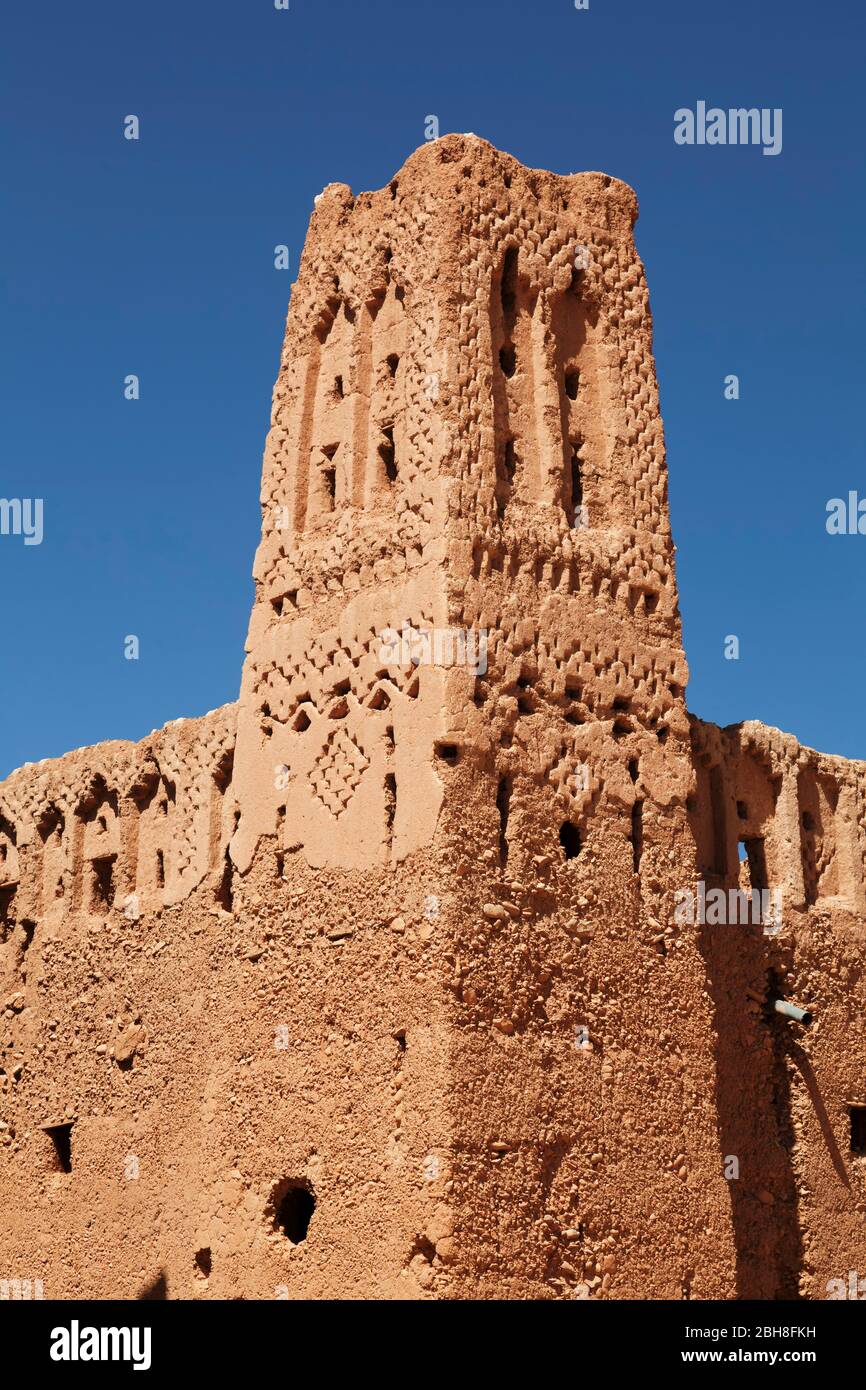 Ait-Arbi Kasbah, Dadestal, Atlas, Morocco, Al-Magreb, Africa, Stock Photo