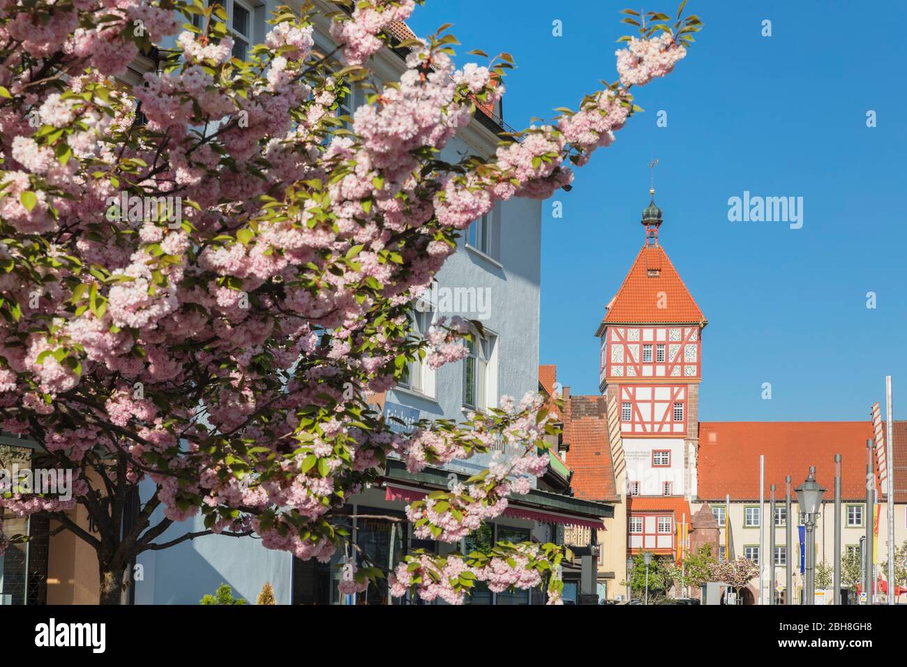 Historic city gate, Bräunlingen, Schwarzwald-Baar-Kreis, Black Forest, Baden-Wurttemberg, Germany Stock Photo