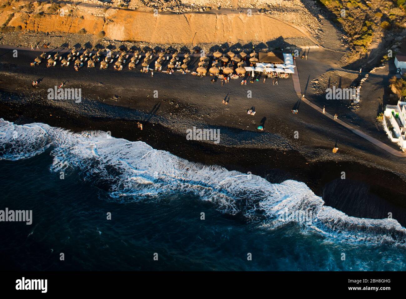 Canary Island Tenerife with west coast at La Caleta, Spain Stock Photo
