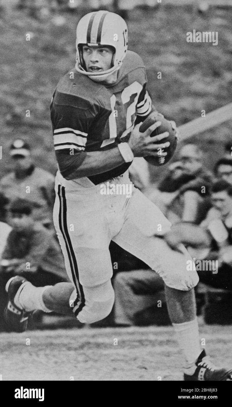 American football in vintage photography Stock Photo