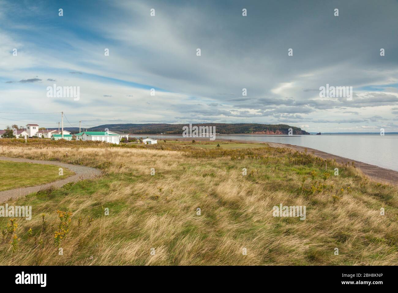 Canada, Nova Scotia, Five Islands, small village by Cobequid Bay Stock Photo Alamy