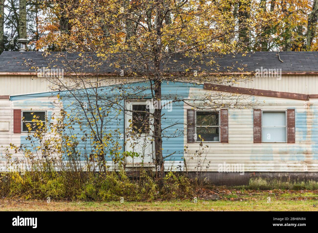 USA, Maine, Five Islands, seaside house, autumn Stock Photo Alamy