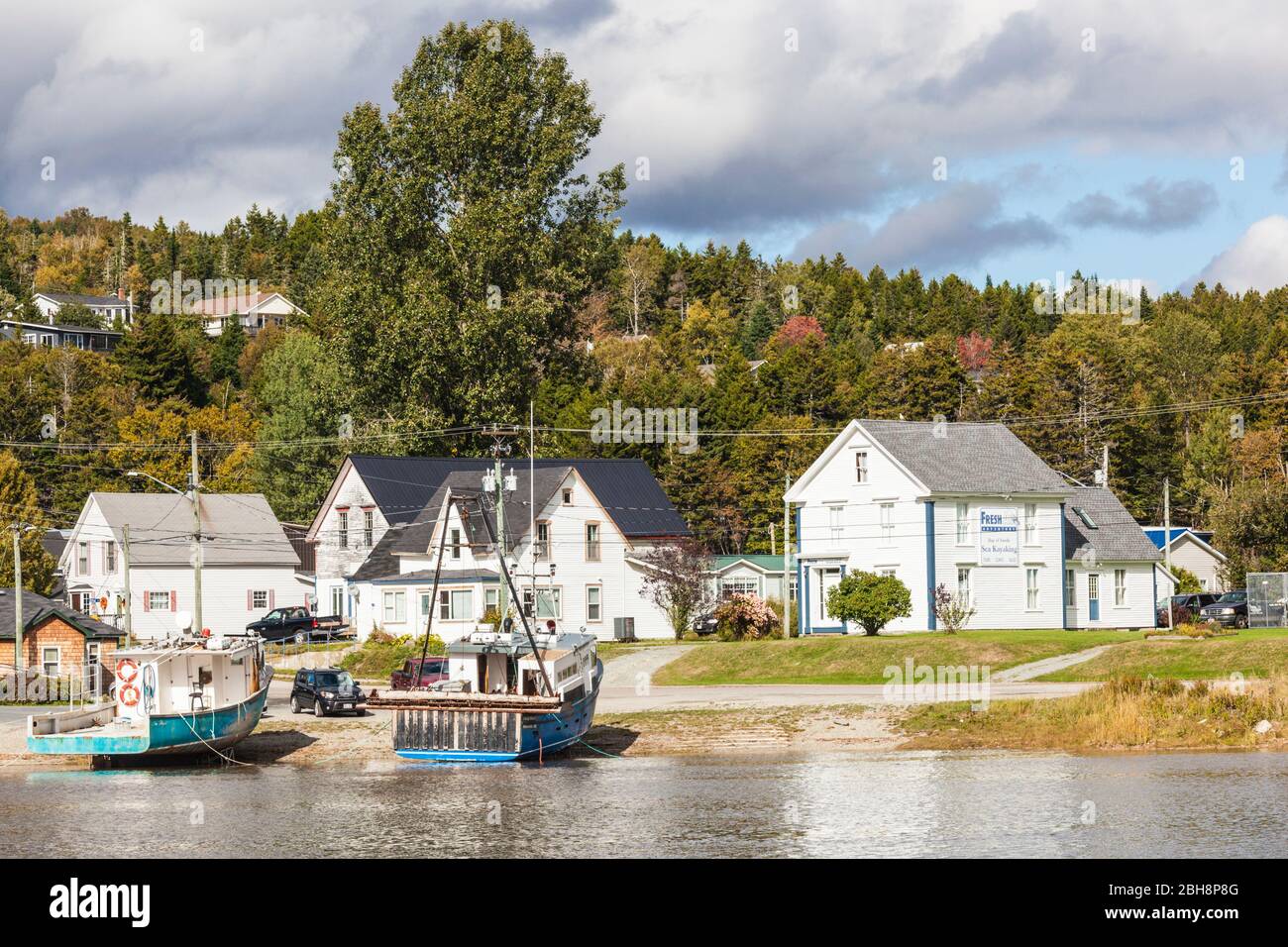 Canada, New Brunswick, Bay of Fundy, Alma, gateway to Fundy National