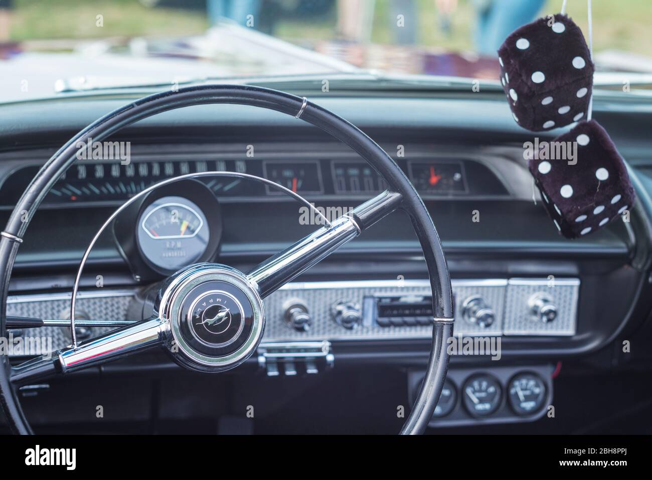 USA, New England, Massachusetts, Cape Ann, Gloucester, antique car