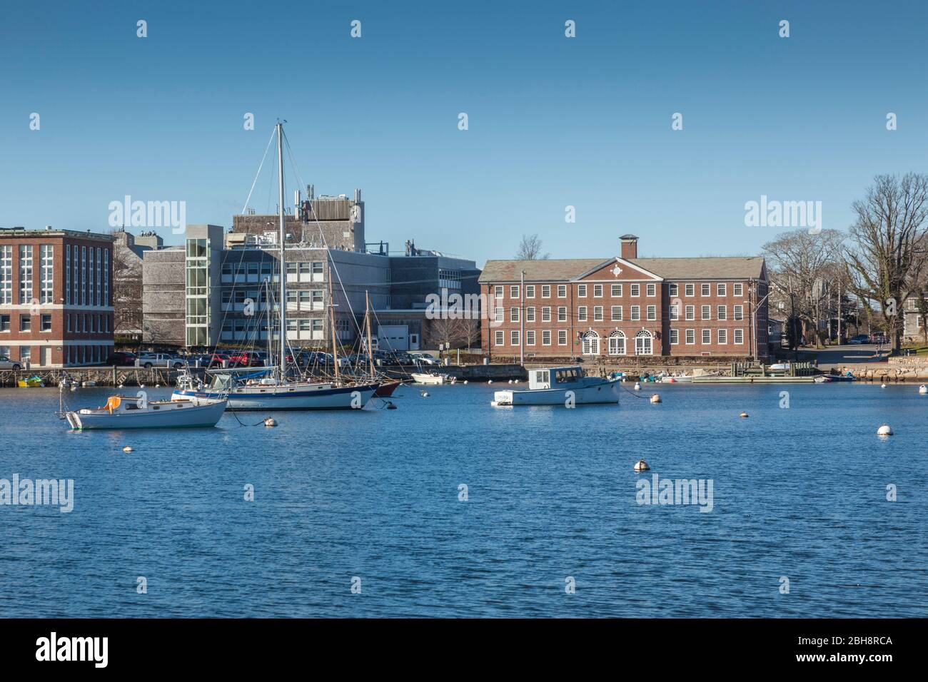 USA, New England, Massachusetts, Cape Cod, Woods Hole Oceanographic Institute, exterior Stock Photo