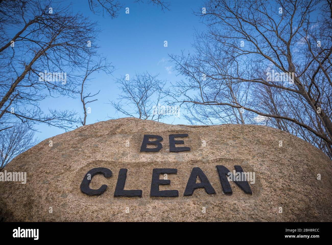 USA, New England, Massachusetts, Cape Ann, Gloucester, Dogtown Rocks ...