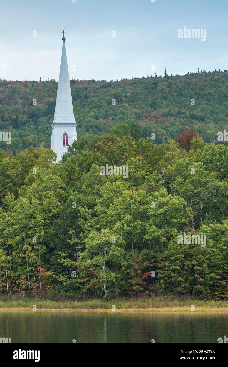 Canada, Nova Scotia, Mabou, St. Mary's Catholic Church Stock Photo
