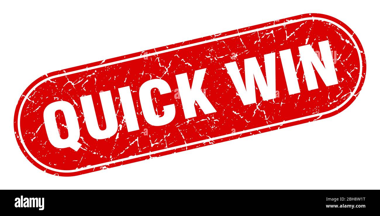 Quickwin Logo und Branding als Stempel