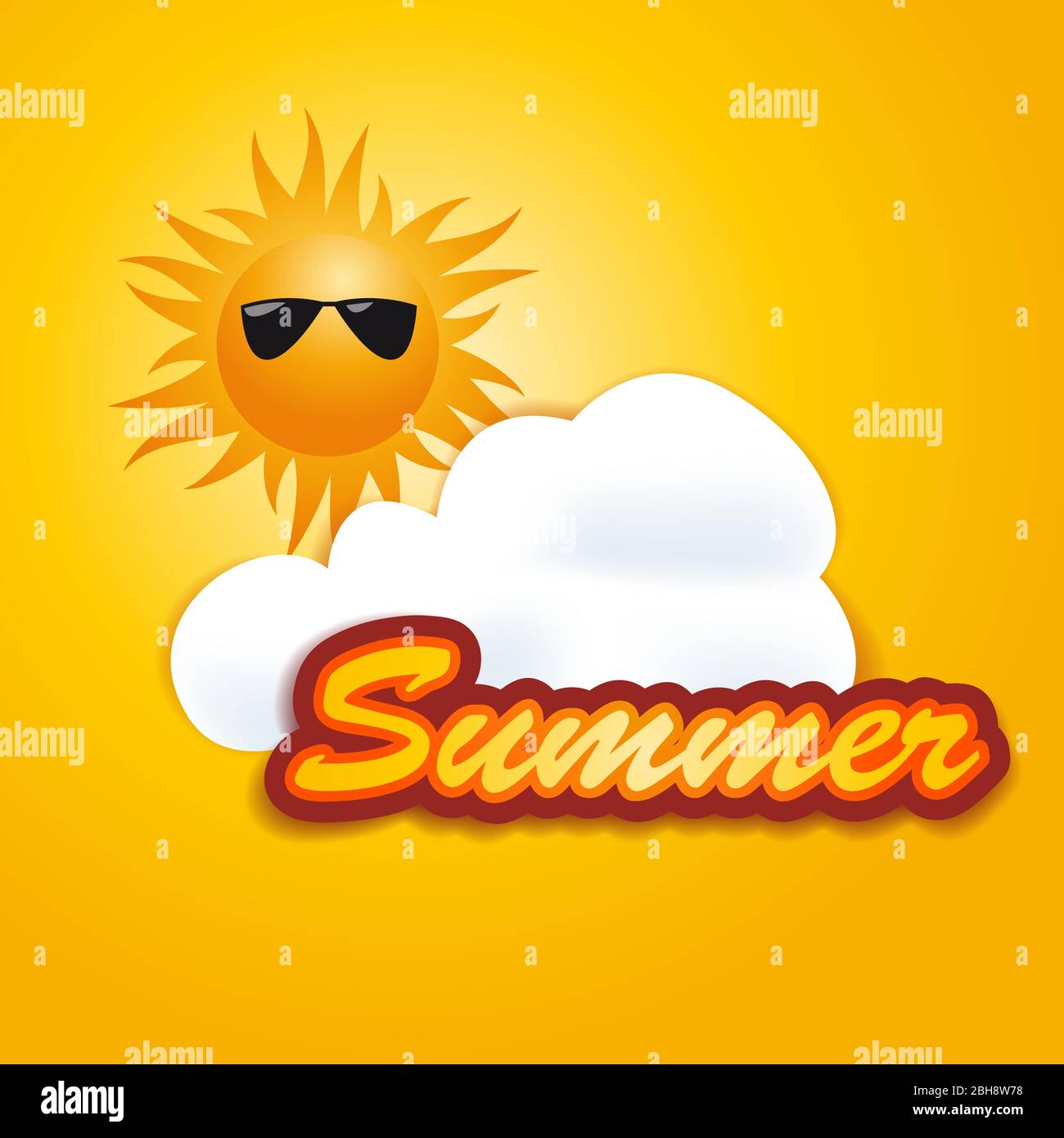 vector illustration summer Stock Vector Image & Art - Alamy