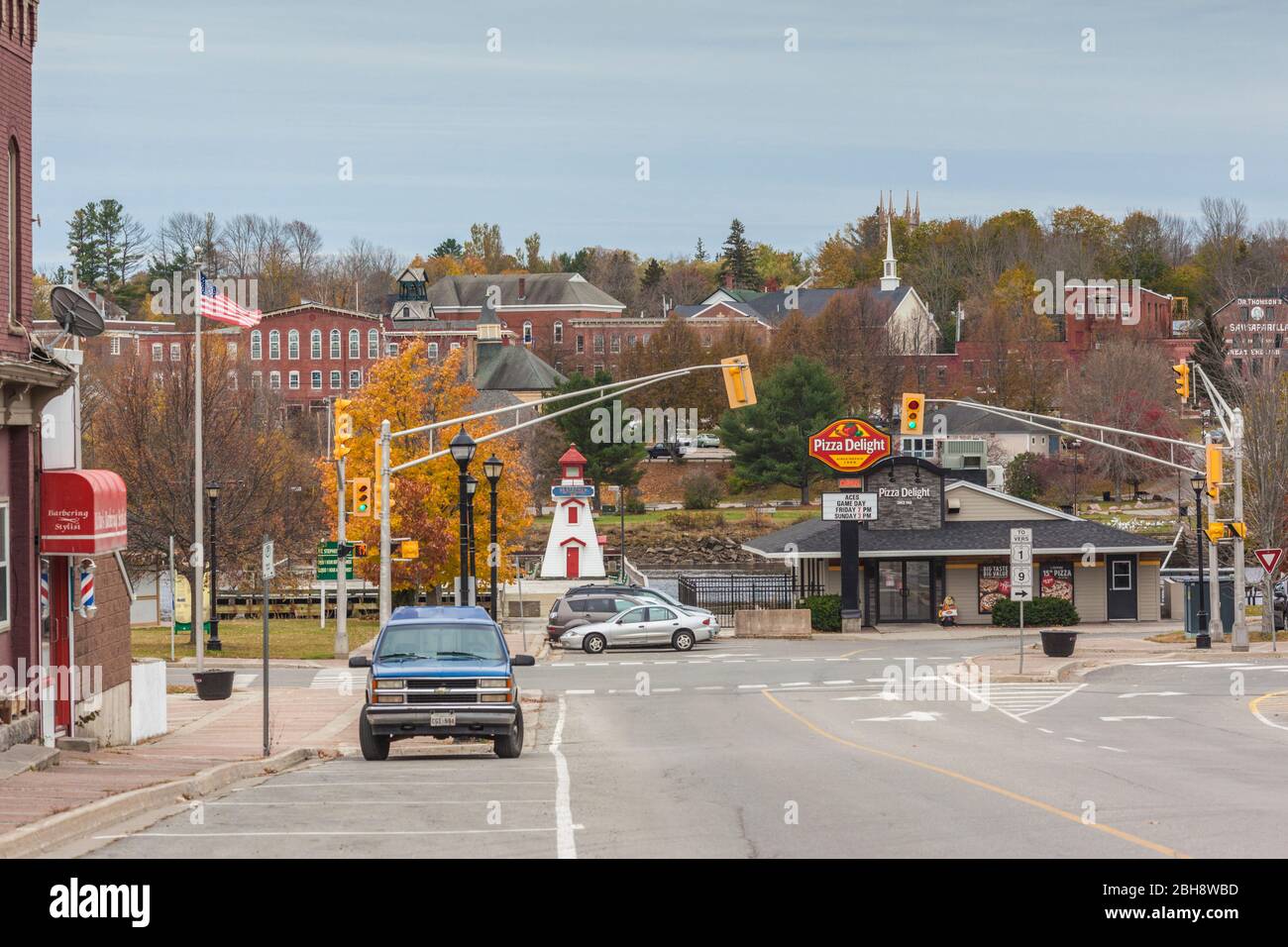 Canada, New Brunswick, Bay of Fundy, St. Stephen, lighthouse Stock Photo Alamy