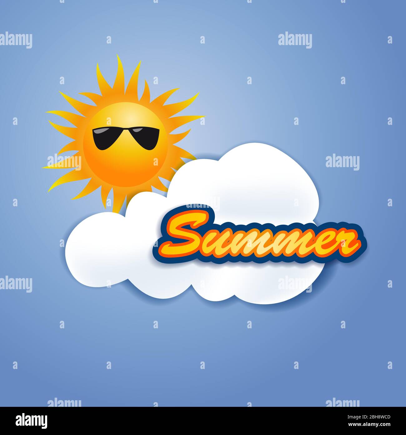 vector illustration summer Stock Vector Image & Art - Alamy
