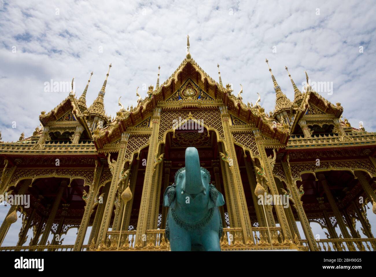 Equestrian Statue of King Chulalongkorn (Rama V) Stock Photo