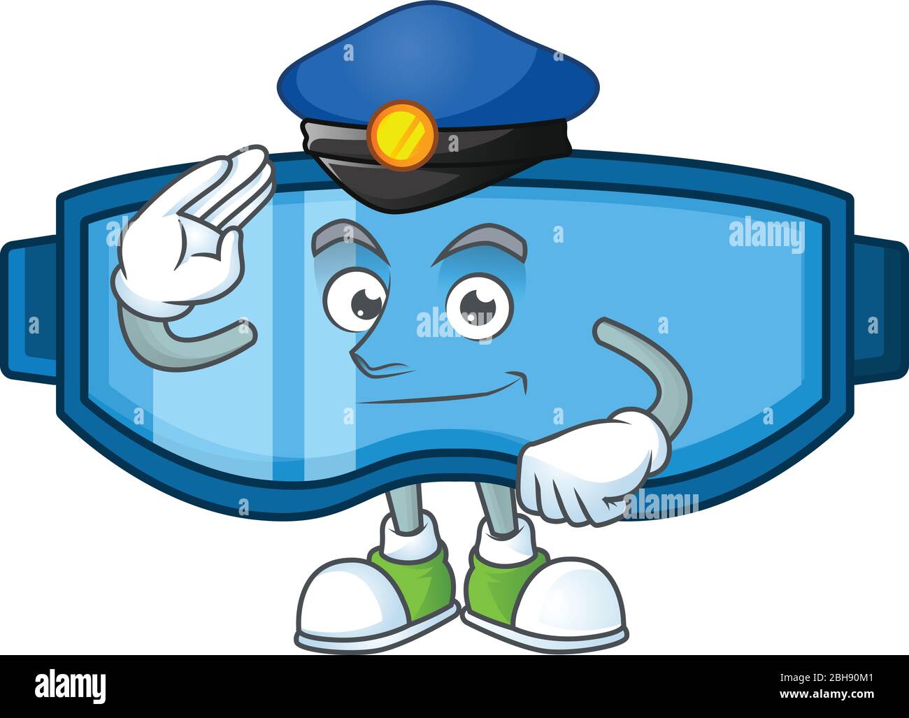 Safety Police Character Science research lab safety glasses Stock Vector Images - Alamy