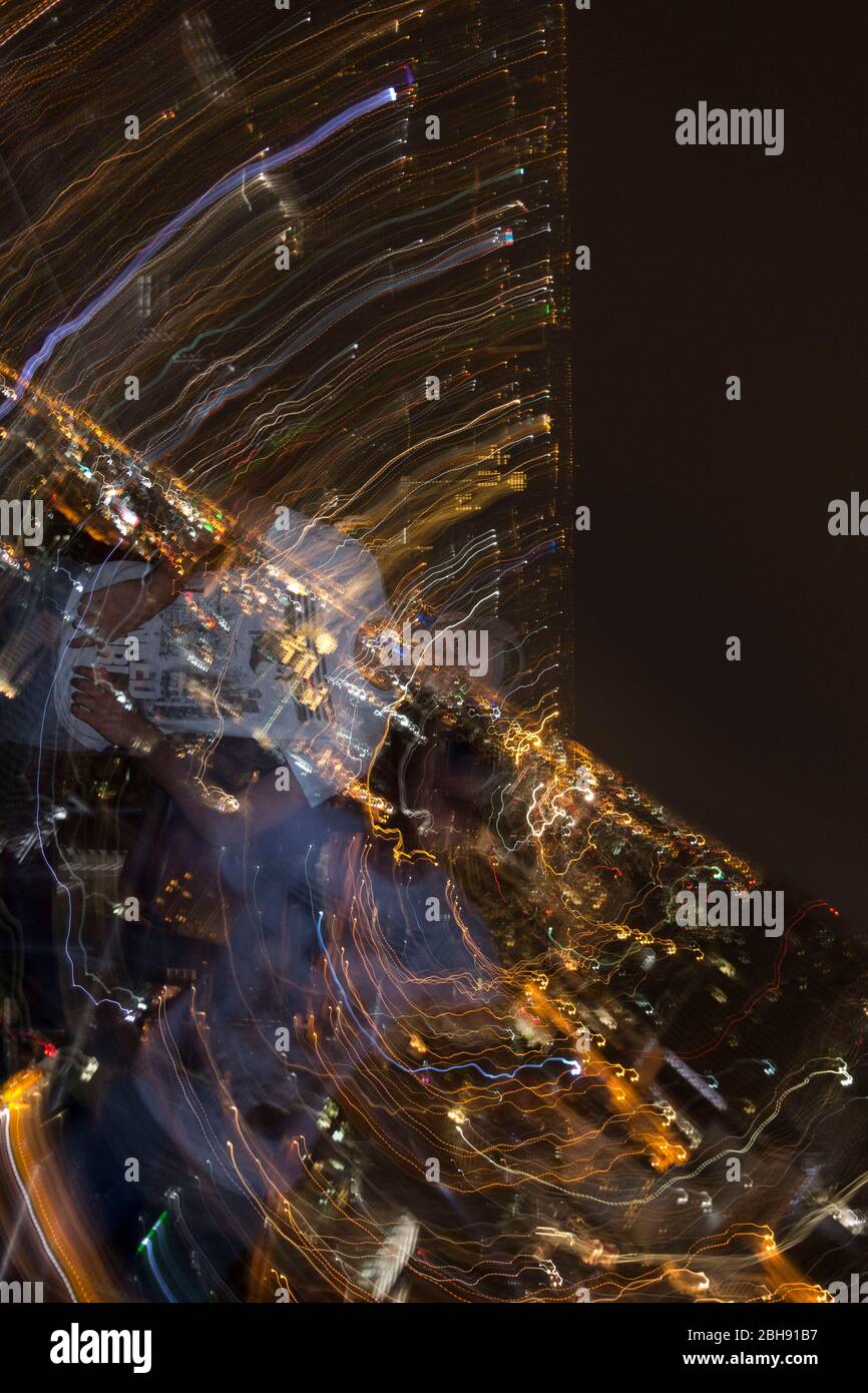 Cloud 47 Rooftop Bar Bangkok View at Night Stock Photo Alamy