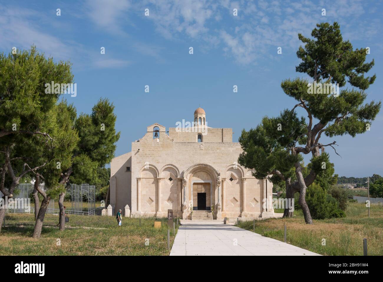 Italien, Mezzogiorno, Apulien / Puglia, Provinz Foggia, Manfredonia, Santa Maria Maggiore di Siponto Stock Photo