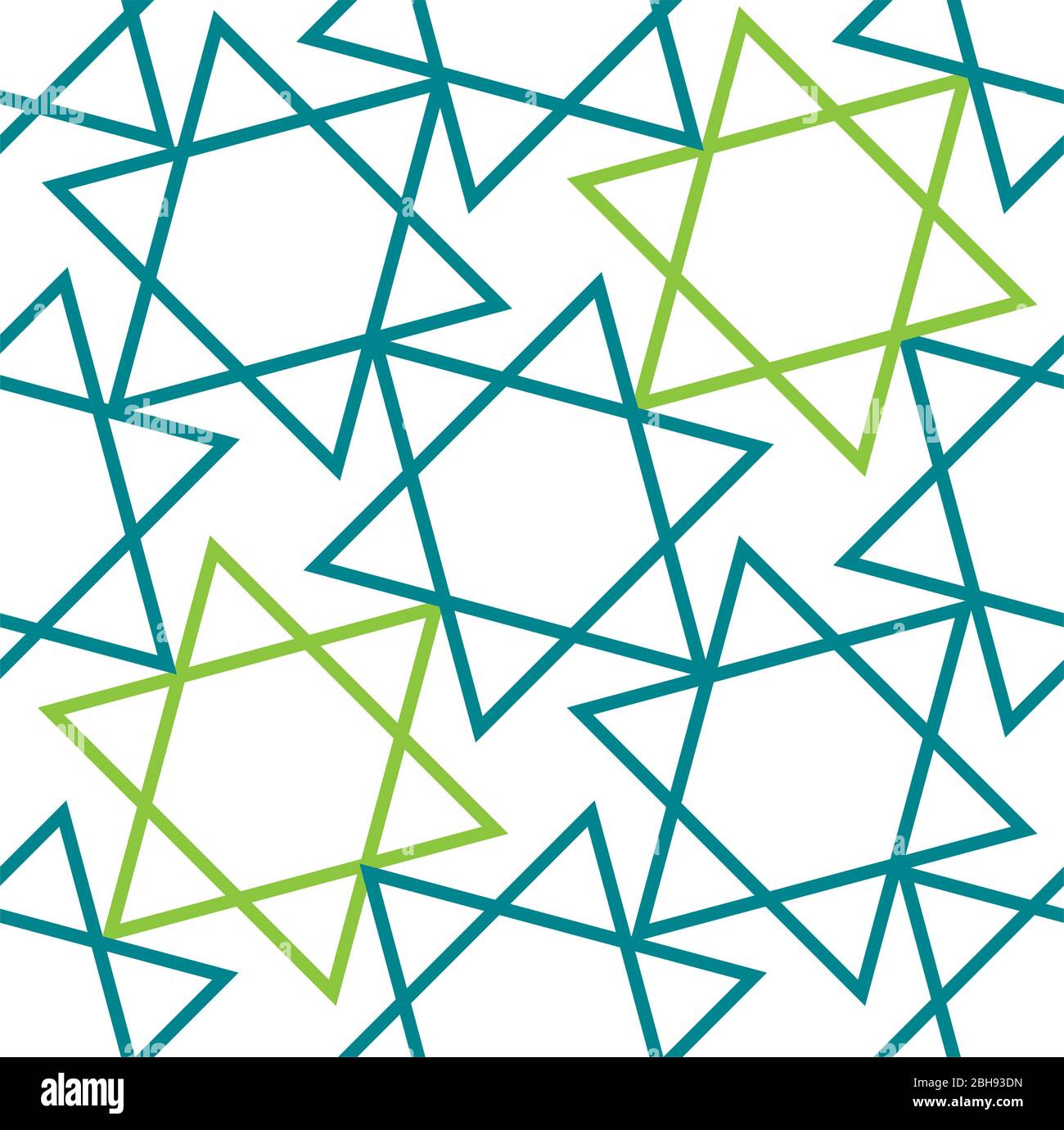 Pentagram seamless Japanese pattern Stock Vector