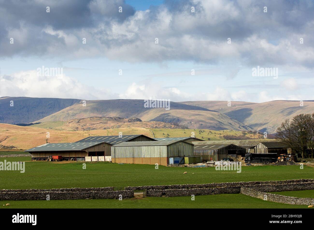 Hill Farm On The Edge Of The English Lake District Shap Cumbria Uk Stock Photo Alamy