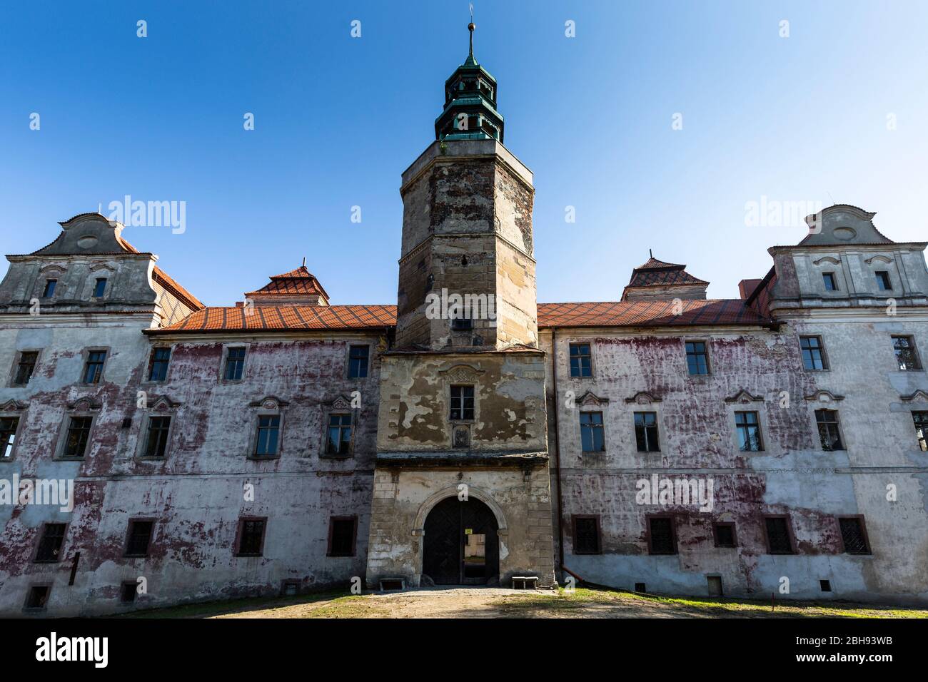 Europe, Poland, Opole Voivodeship, Niemodlin / Falkenberg / Castle Falkenberg Stock Photo