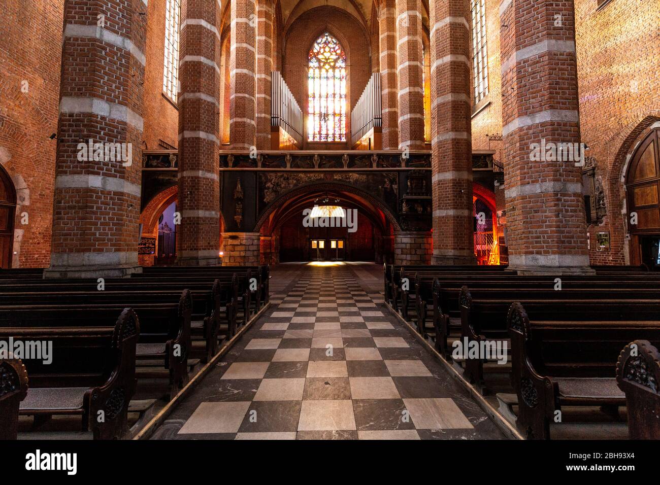 Europe, Poland, Opole Voivodeship, Nysa - Basilica of St James and St Agnes Stock Photo