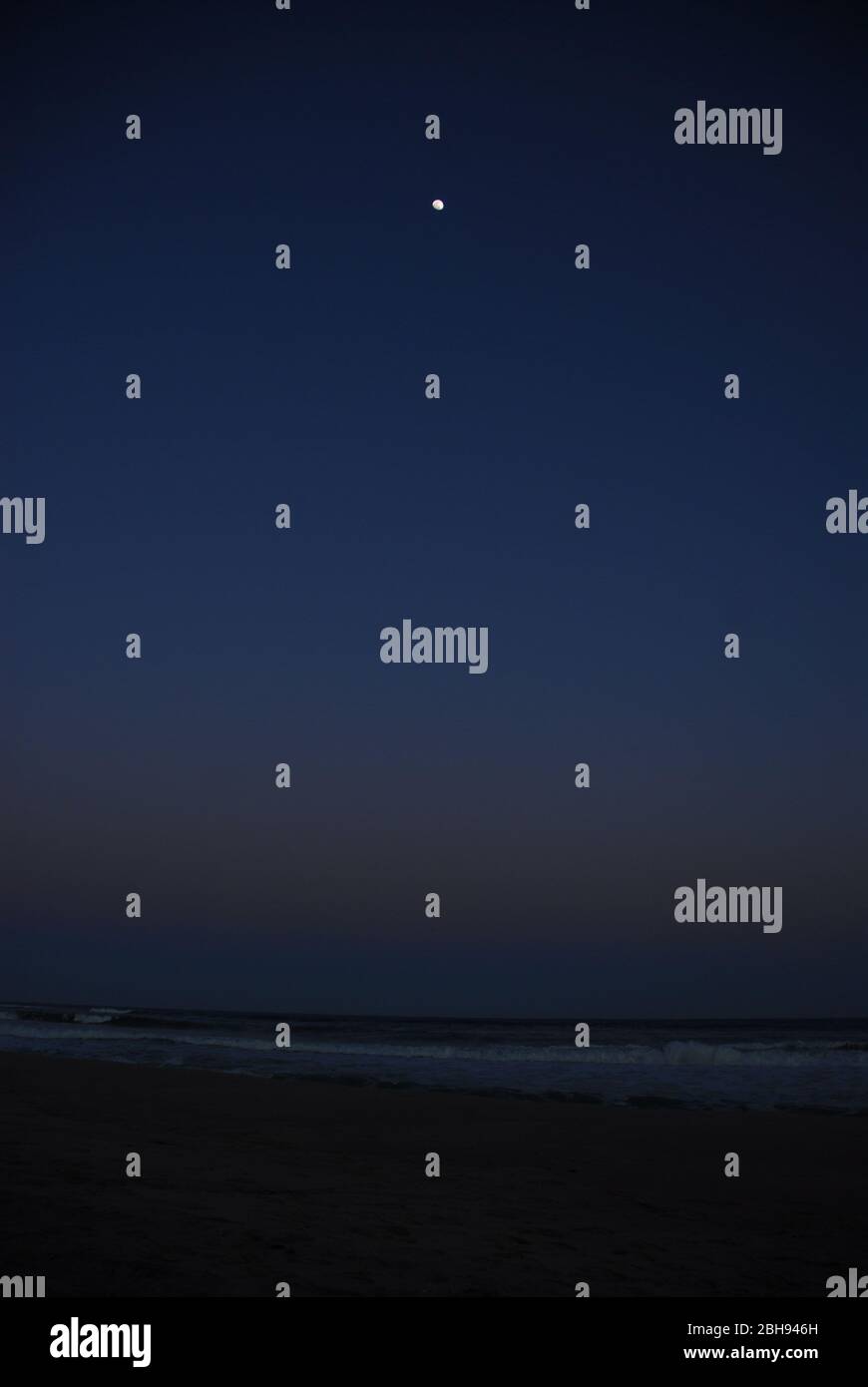 the sun had set and the moon had risen Stock Photo - Alamy