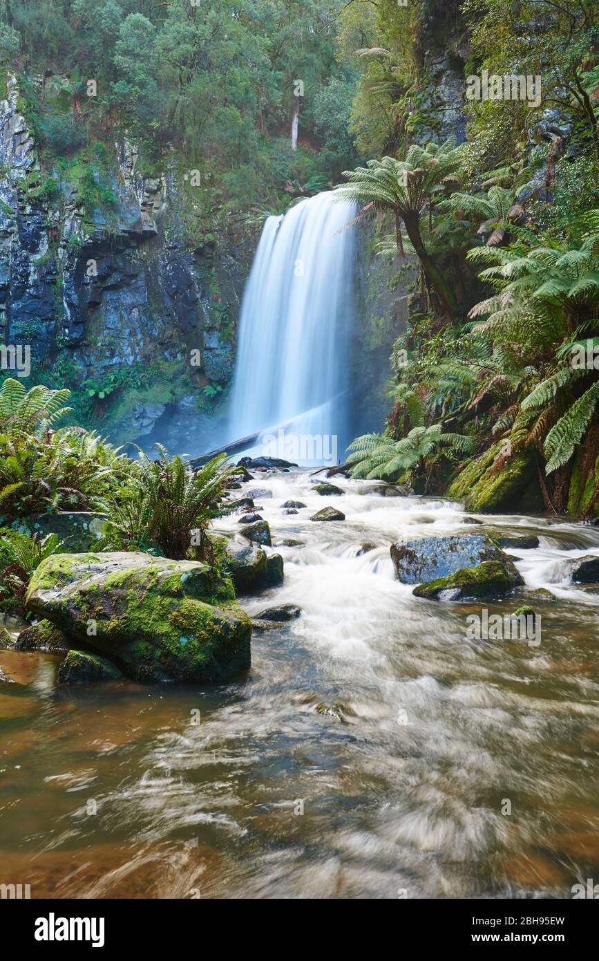 Landscape, Waterfall, Hopetoun Falls, Great Otway National Park ...