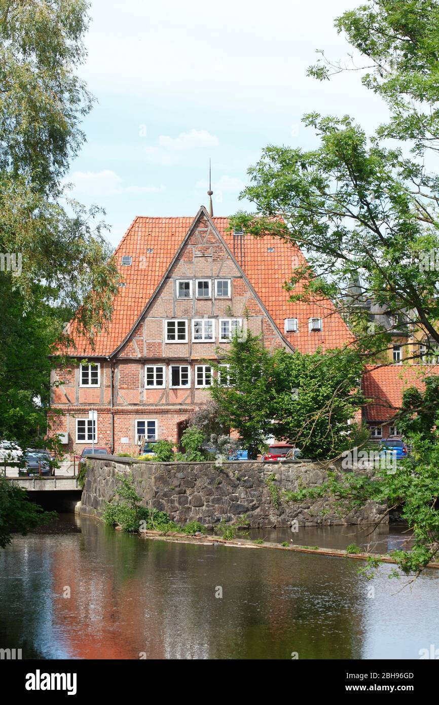 Ratsmühle, Old Town, Lueneburg, Niedersachsen, Deutschland, Europa Stock Photo