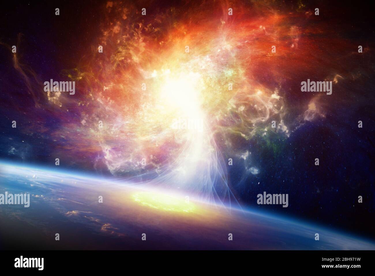 Teleported Time warp earth hi-res stock photography and images - Alamy