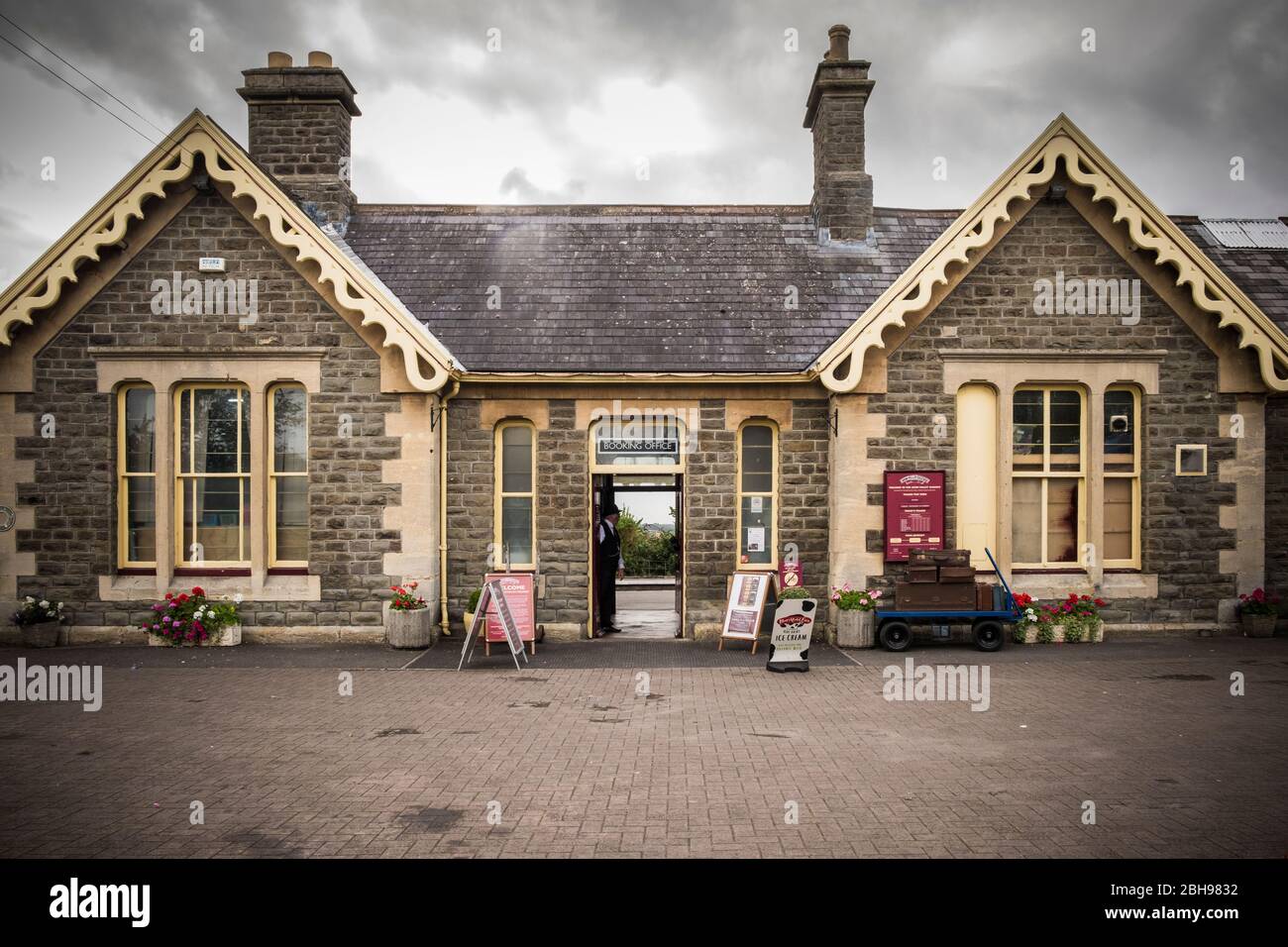 Bitton Station, Avon Valley Railway, Bitton, Bristol, South Gloucestershire, England, GB, UK Stock Photo