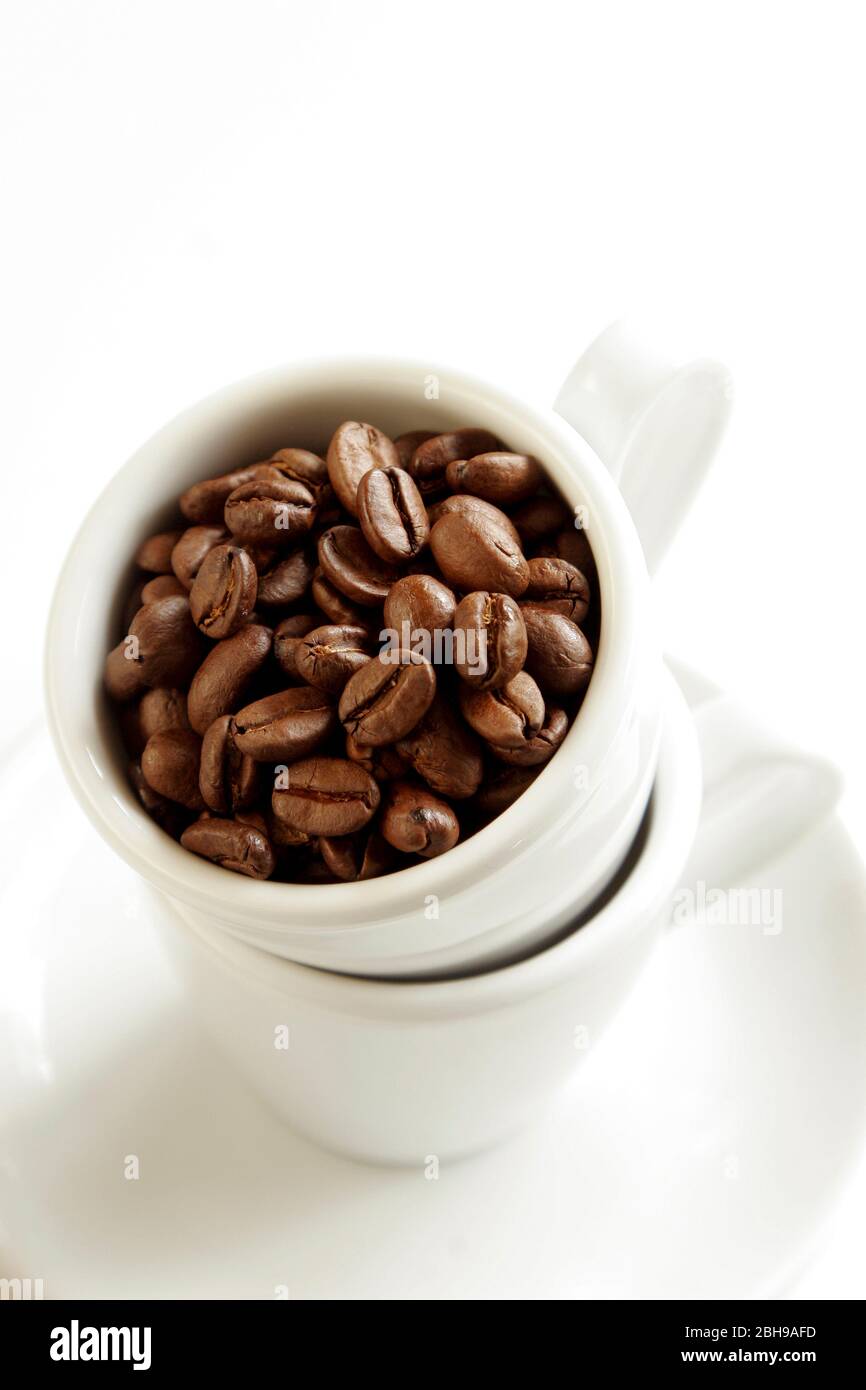Nutrition, Beverages, Coffee, coffee beans Stock Photo