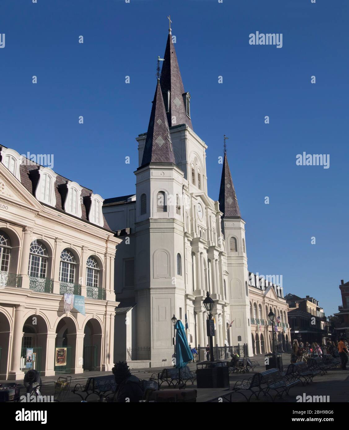 St. Louis Cathedral, New Orleans, Louisian Stock Photo