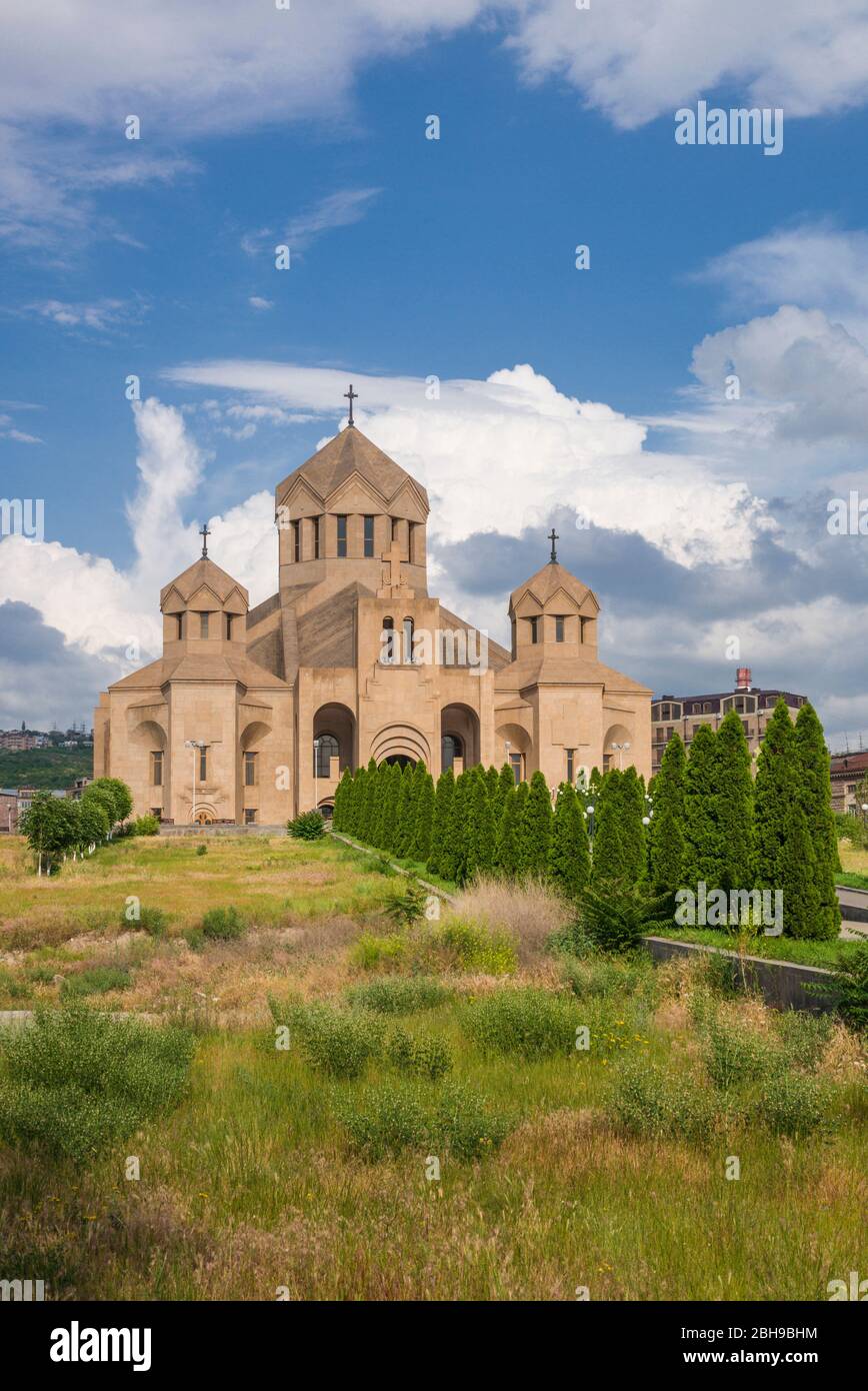 Armenia, Yerevan, Surp Grigor Lusavorich Cathedral, exterior Stock Photo