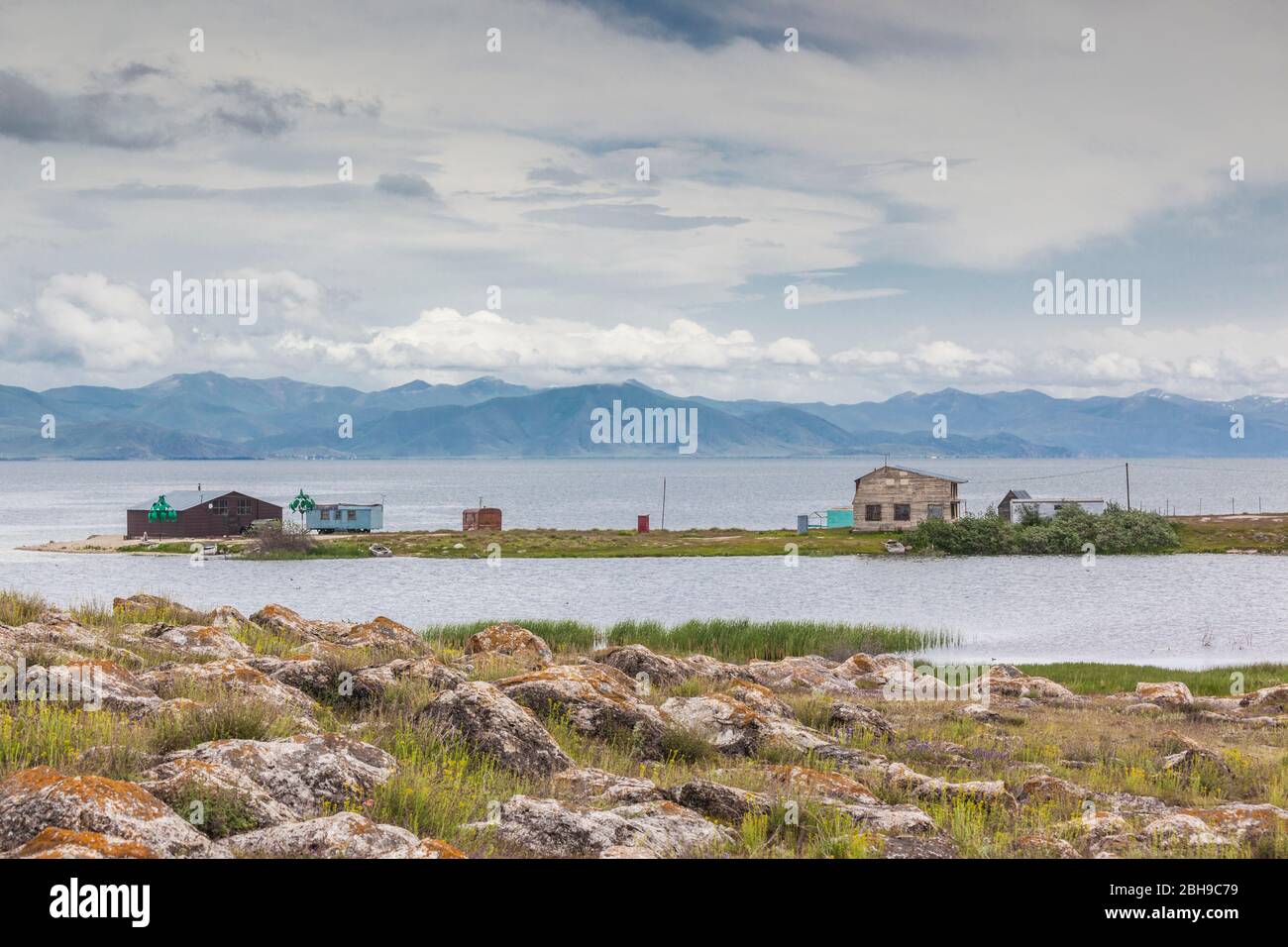 Armenia, Lake Sevan, Tzovazard, lake view Stock Photo