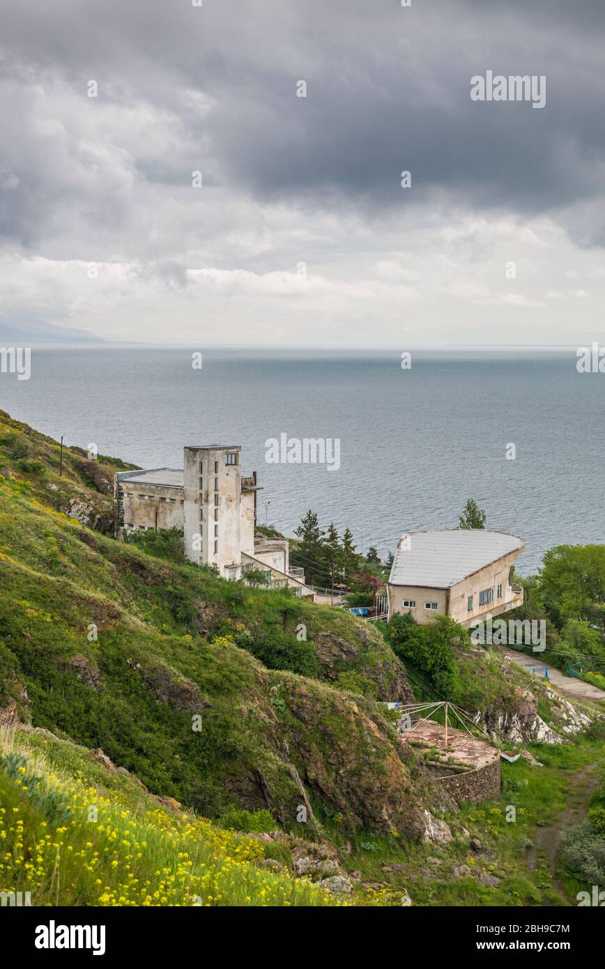 Armenia, Lake Sevan, Sevan, House of Writers Stock Photo