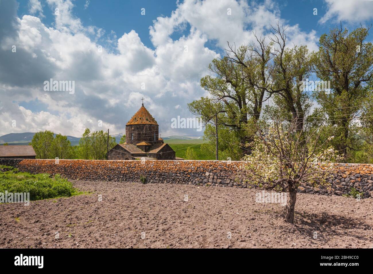 Armenia, Lake Sevan, Makenis, Makenyats Vank Church, 10th century Stock Photo