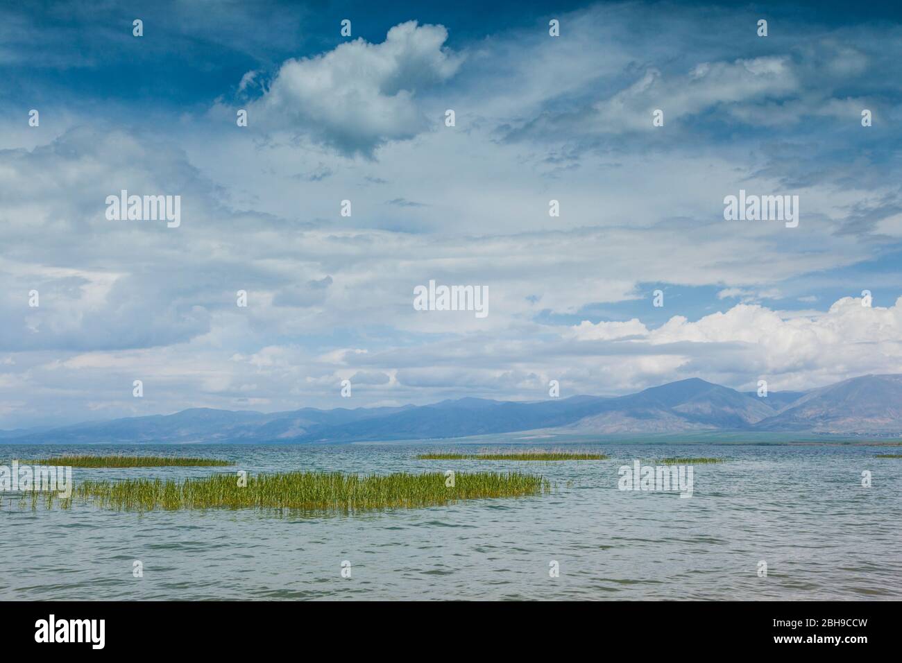 Armenia, Lake Sevan, Artsvanist, view of Lake Sevan Stock Photo