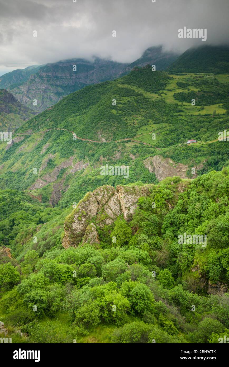 High angle valley view hi-res stock photography and images - Alamy