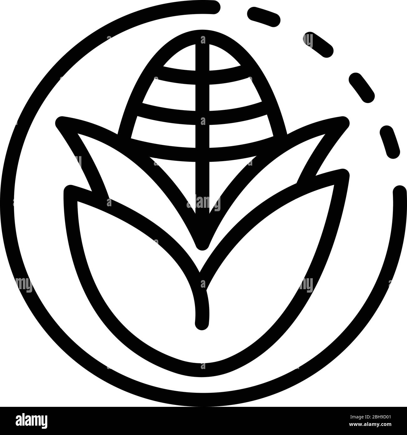 Corn icon, outline style Stock Vector Image & Art - Alamy